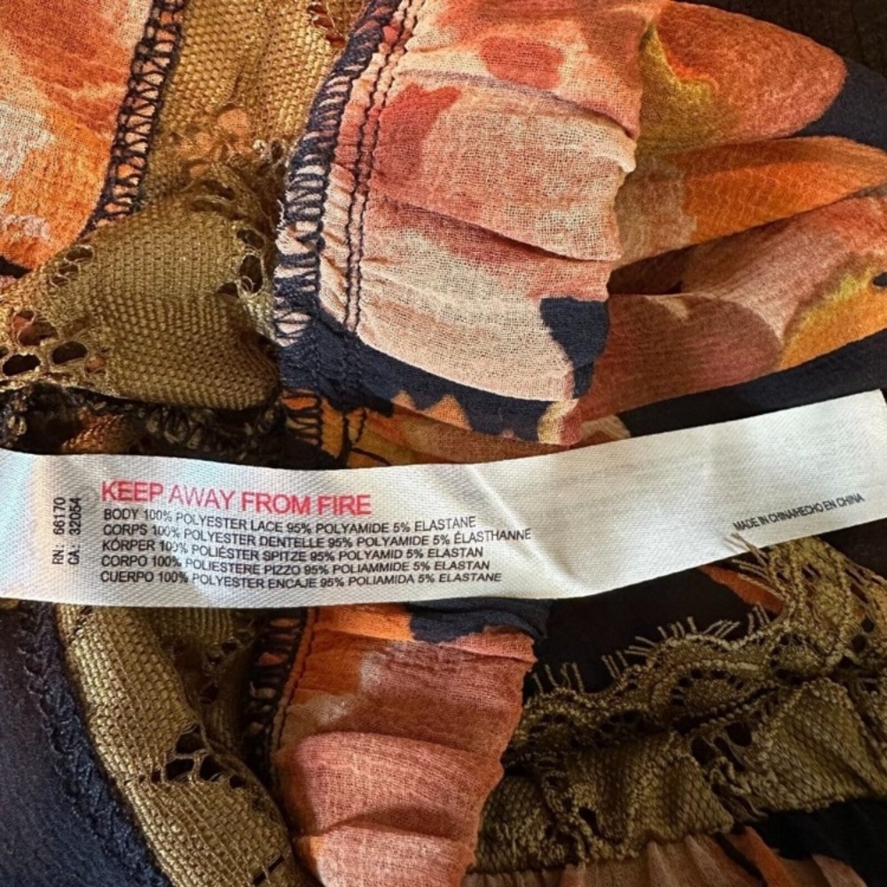 (A55) NEW Intimately Free People, Sz XS, Boho Monday Morning Floral Lounge Pants - Picture 10 of 12